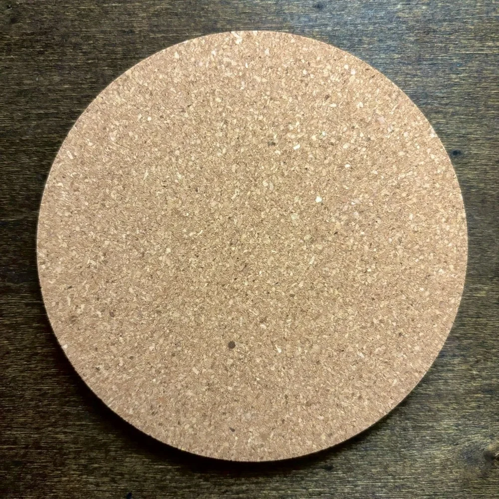Roses Laser Engraved Painted Cork Coaster